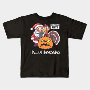 Happy Hallothanksmas Kids T-Shirt